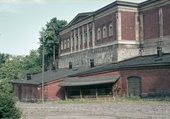 Sinebrychoff Park brick building on a hill