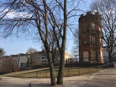 Tower in the park in Helsinki, 2018