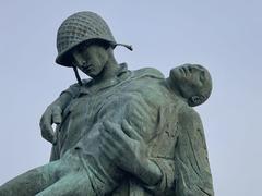 Liberation Holocaust memorial statue in Liberty State Park