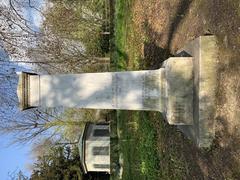 Stele dedicated to the city of Lausanne by the Hellenic Olympic Committee in 1963