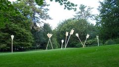 Champ de bataille sculpture by Denis Rouèche at Parc de Mon-Repos in Lausanne