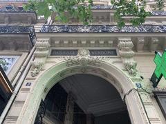 Plaque of Passage Vendôme in Paris