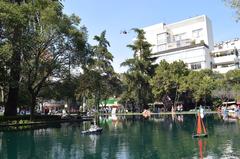 Artificial pond in Lincoln Park, Polanco, Mexico City