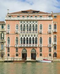 Palazzo Pisani Moretta facade on Grand Canal in Venice