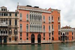 Palazzi Tiepolo Passi, Pisani Moretta, and Barbarigo della Terrazza along the Grand Canal in Venice