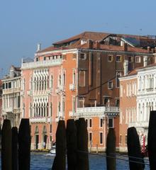 Venezia Palazzi Pisani Moretta e Barbarigo della Terrazza sul Canal Grande