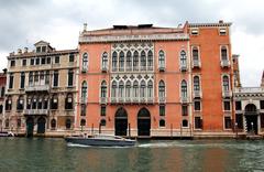 Palazzi Tiepolo Passi and Pisani Moretta on the Grand Canal in Venice, Italy