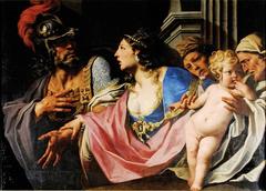 The Parting of Hector and Andromache painting by Luca Ferrari