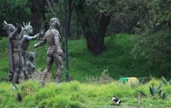 Monument in Tezozómoc Park