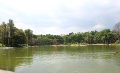 Lago Tezozómoc in Tezozómoc Park, Mexico City