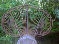 Iron gate on batardeau at Vestvolden