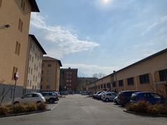 courtyard with parking