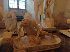 Plaster Cast of Dying Gaul in Versailles