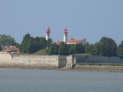 Ileaix lighthouses on Aix Island, Charente-Maritime, France