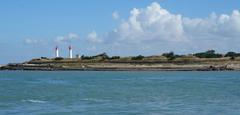 L'Île d'Aix Phare, a historical monument in France.