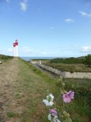 Path leading to lighthouses on Aix Island