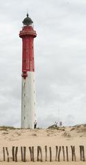 Front view of the Coubre Lighthouse building