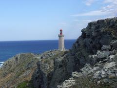 Le Phare du Cap Béar près de Port-Vendres en France