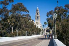 El Prado street facing east