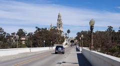 El Prado looking east towards the Museum of Man during WikiConference North America 2016