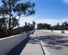 El Prado looking west across the Cabrillo Bridge