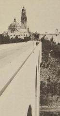 View from the Puente Cabrillo-Administration Building during the 1915 Panama-California Exposition