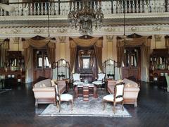 Chowmahalla Palace interior with antique furniture