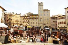 La Fiera Antiquaria in Piazza Grande, Arezzo