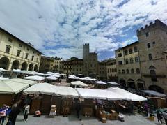 Town of Arezzo panoramic view