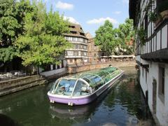 Place Benjamin Zix in Strasbourg viewed from Pont du Faisan