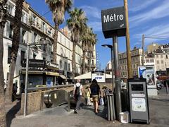 Entrance of Castellane metro station in Marseille