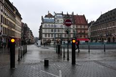 Straßburg cityscape with historical buildings and river