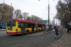 Bus stop in Wrocław