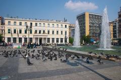 Kotzia square and city hall, Athens, Greece