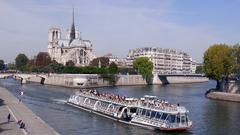 Île de la Cité with Notre-Dame Cathedral seen from Pont de la Tournelle