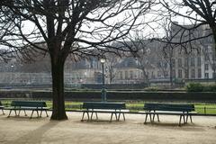 Quai de la Tournelle from Square de l'Île de-France, Paris