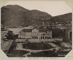 View of Place Masséna and the casino in Nice from circa 1890 to 1900