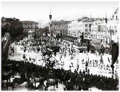 Nice Carnival on Place Masséna in 1890