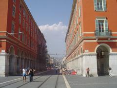 Avenue Jean-Médecin from Place Masséna in Nice, France