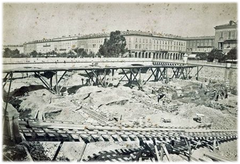 Les travaux de recouvrement du Paillon in the late 1870s