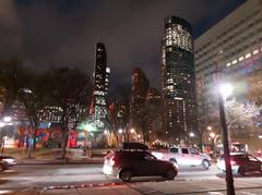 Downtown Calgary at night