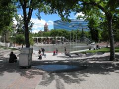 Olympic Plaza in Calgary, Alberta, Canada