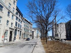 Place D'Youville, Montréal cityscape