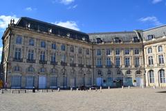 Place de la Bourse building in Bordeaux, France