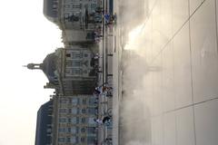 Scenic view of Bordeaux cityscape with the Garonne River