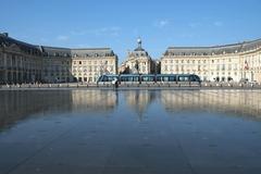 Place de la Bourse Bordeaux with water mirror