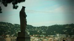 scenic view of Cannes with Mediterranean Sea in Alpes-Maritimes, France