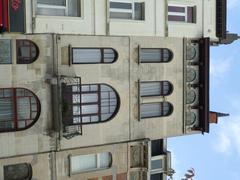 Art Nouveau house at No. 7 Place de la Résistance in Anderlecht, Brussels