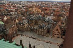 Palais Rohan in Strasbourg viewed from Strasbourg Cathedral