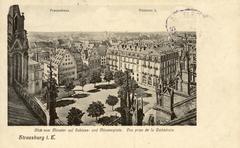 Place du château in Strasbourg early 20th century